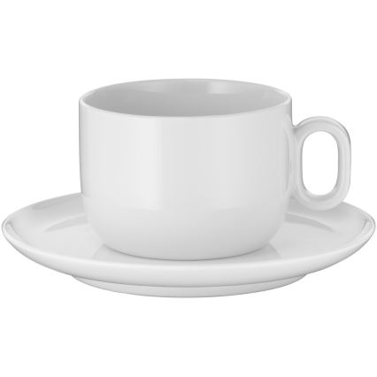 WMF - SET 2x Tazza Cappuccino con piattino BARISTA 160 ml bianco