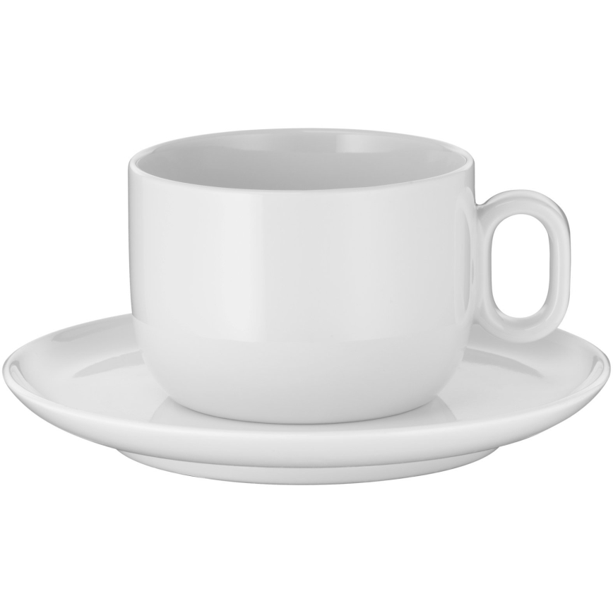 WMF - SET 2x Tazza Cappuccino con piattino BARISTA 160 ml bianco