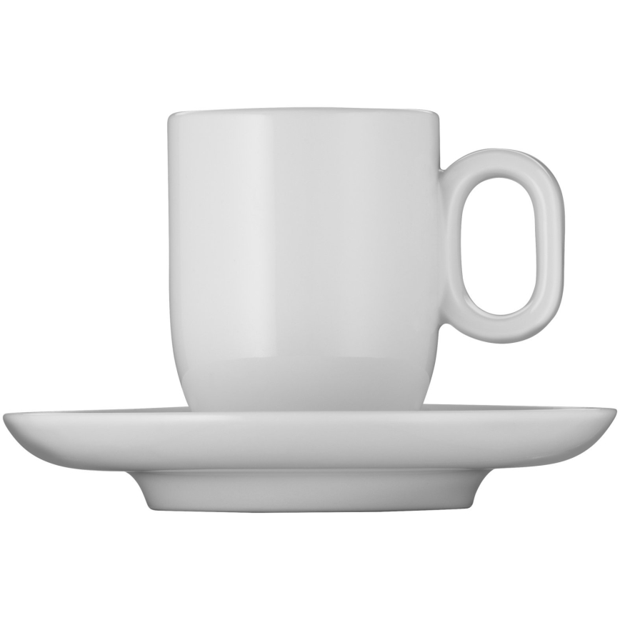 WMF - SET 2x Tazza da espresso con piattino BARISTA bianco