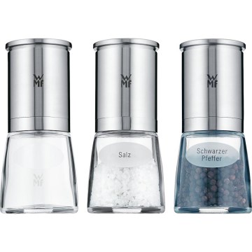 WMF - SET 3x Macina spezie DE LUXE acciaio inossidabile