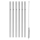 WMF - SET 6x Cannucce in acciaio inox BARIC + spazzola per la pulizia