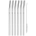 WMF - SET 6x Cannucce in acciaio inox BARIC + spazzola per la pulizia