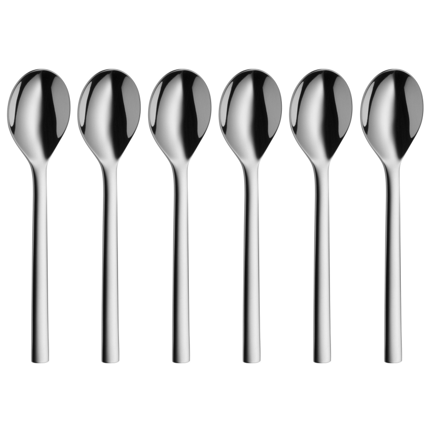 WMF - SET 6x Cucchiaio da caffè NUOVA acciaio inossidabile