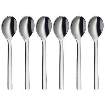 WMF - SET 6x Cucchiaio da espresso NUOVA acciaio inossidabile