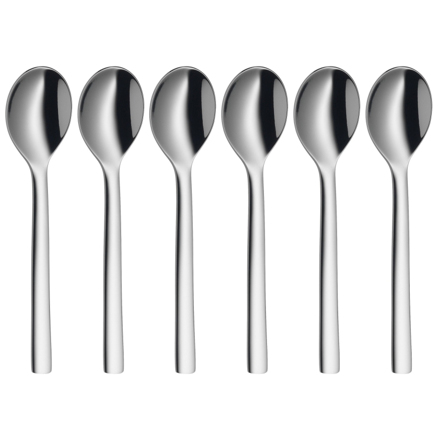 WMF - SET 6x Cucchiaio da espresso NUOVA acciaio inossidabile
