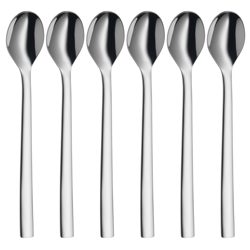 WMF - SET 6x Cucchiaio latte macchiato NUOVA acciaio inossidabile