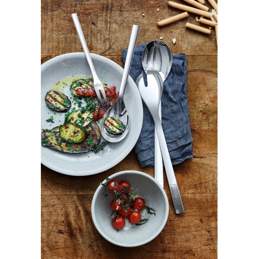 WMF - Set da portata NUOVA, 4 pezzi, in acciaio inossidabile