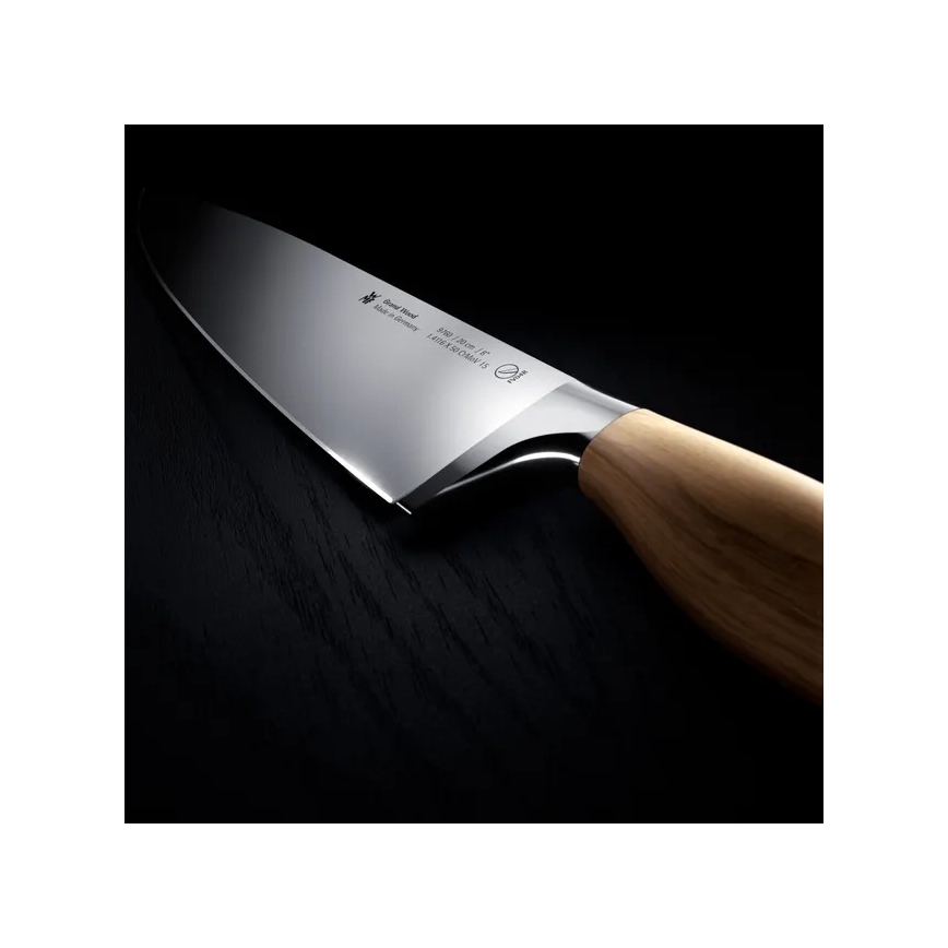 WMF - Set di coltelli da cucina con ceppo portacoltelli GRAND WOOD, 6 pezzi