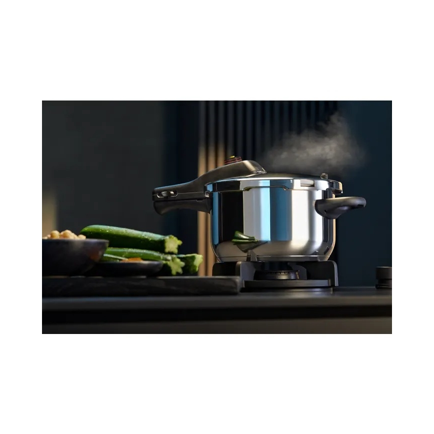 WMF - Set di pentole a pressione 8,5 l + 4,5 l PERFECT in acciaio inox