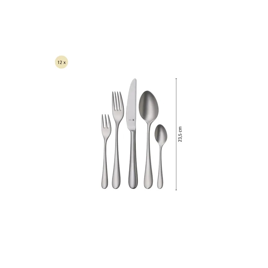 WMF - Set di posate in acciaio inox MERIT, 66 pezzi