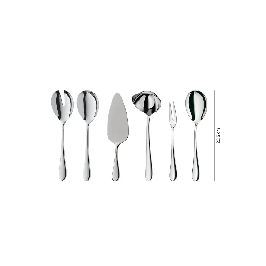 WMF - Set di posate in acciaio inossidabile MERIT CROMARGAN PROTECT® da 66 pezzi