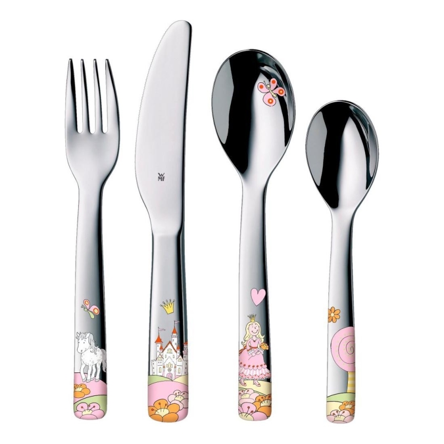 WMF - Set di posate per bambini Principessa Anneli 4pz