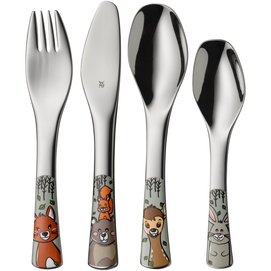 WMF - Set di stoviglie e posate per bambini FOREST FRIENDS 6pz
