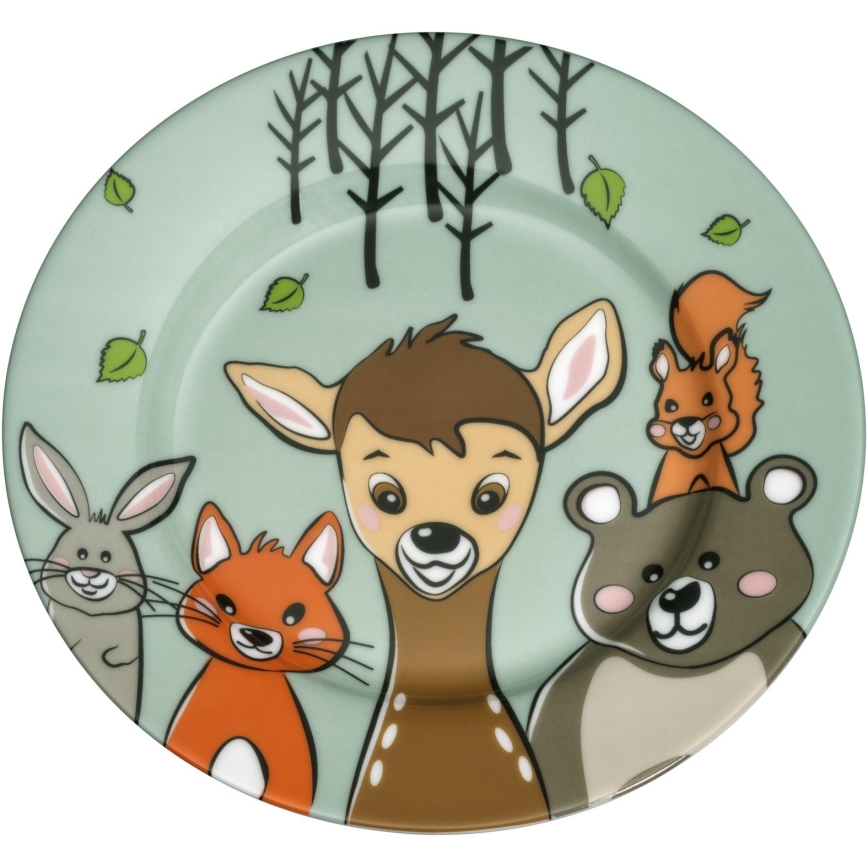 WMF - Set di stoviglie e posate per bambini FOREST FRIENDS 6pz
