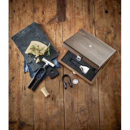 WMF - Set per sommelier, 3 pezzi, noce