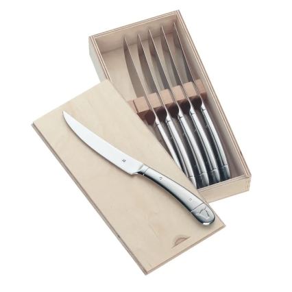 WMF - Set regalo di 6 coltelli da bistecca