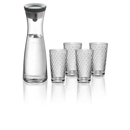 WMF - Wasserkaraffe Basic 1 l + 4 Gläser