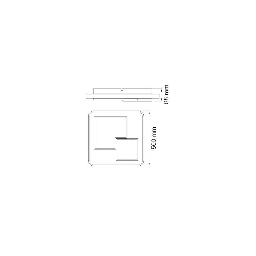 Wofi 11610 - Plafoniera LED dimmerabile FELA LED/40,5W/230V 3000K