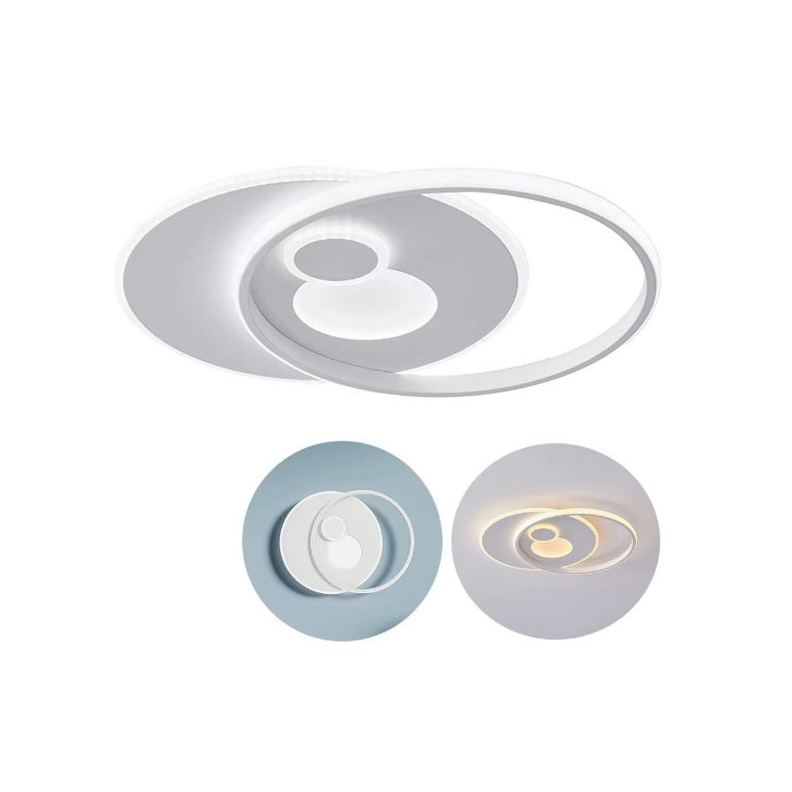 Wofi 11621 - Plafoniera LED dimmerabile AKON LED/38W/230V 2700-5500K + telecomando