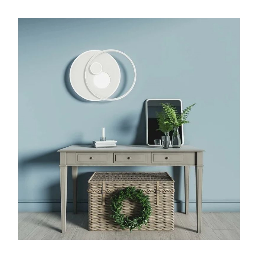 Wofi 11621 - Plafonnier à intensité variable AKON LED/38W/230V 2700-5500K+ Télécommande