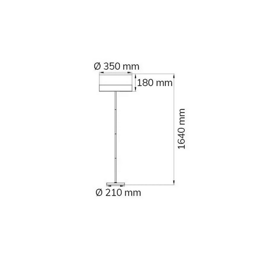 Wofi 11765 - Lampada con piedistallo DAVIE 1xE27/40W/230V