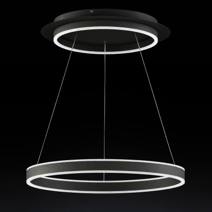 Wofi 12147 - Lampadario a sospensione con filo LED dimmerabile KEMI LED/73W/230V 3000K + telecomando