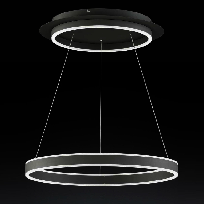 Wofi 12147 - Lampadario a sospensione con filo LED dimmerabile KEMI LED/73W/230V 3000K + telecomando