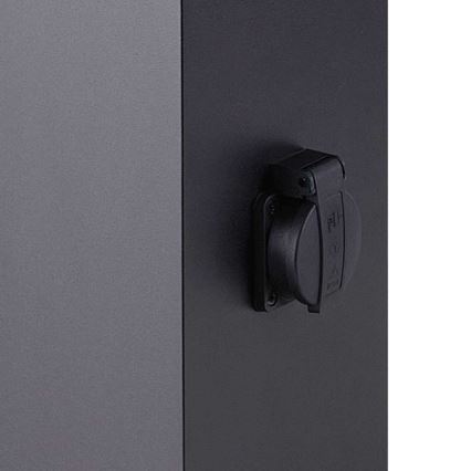 Wofi 12233 - LED-Außenleuchte mit Steckdose FILIA LED/8,5W/230V IP54 50 cm SCHUKO