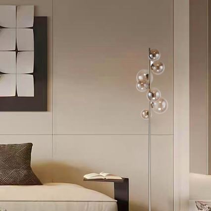 Wofi 3014-701W - LED-Stehleuchte VILLA 7xG9/3W/230V golden
