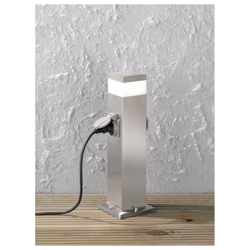Wofi 3054.01.97.7000 - Lampe extérieure avec 2 prises TARA LED/7W/230V IP44 SCHUKO