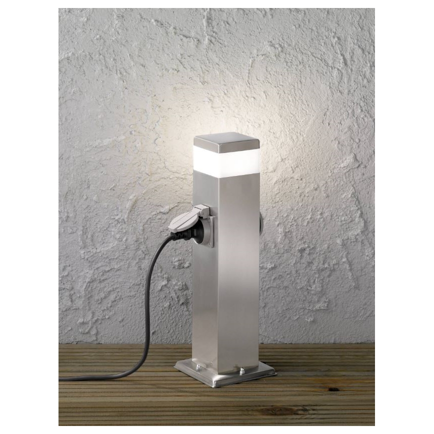 Wofi 3054.01.97.7000 - Lampe extérieure avec 2 prises TARA LED/7W/230V IP44 SCHUKO