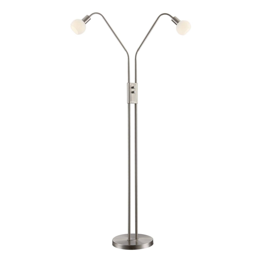Wofi 307102640000 - Lampada da terra dimmerabile a LED NOIS 2xLED/5W/230V