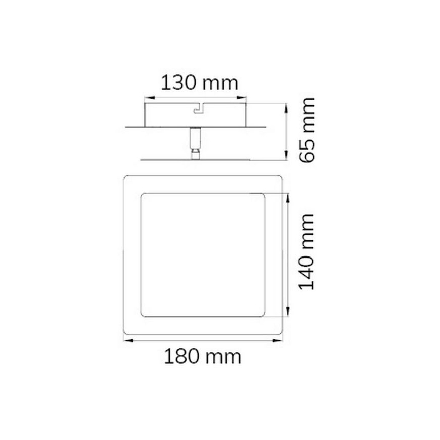 Wofi 451401709000 - Applique a LED FEY LED/8W/230V cromo opaco