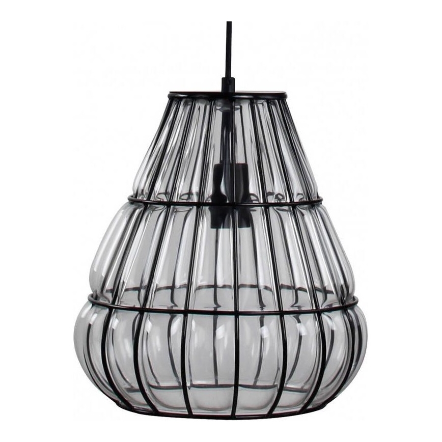Wofi 6404.01.10.9000 - Lampadario a sospensione con filo BANKS 1xE27/40W/230V