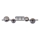 Wofi 7014-405W - Lampadario a plafone LED VILLA 4xG9/3W/230V nero