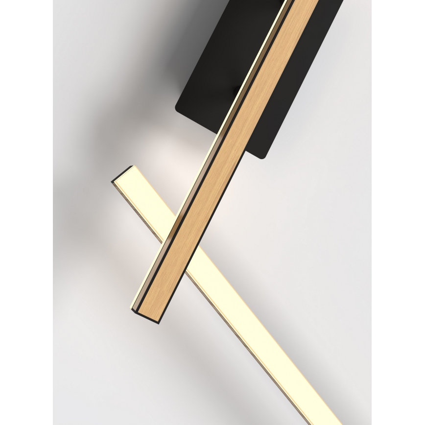 Wofi 7021-306 - Applique murale à intensité variable RIMINI LED/40W/230V marron/noir