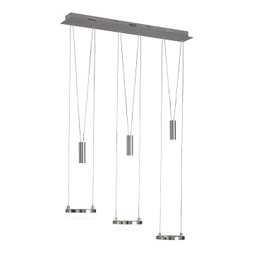 Wofi 7263.06.54.6000 - Lampadario a sospensione con filo LED dimmerabile JETTE 3xLED/7,5W/230V + 3xLED/1W