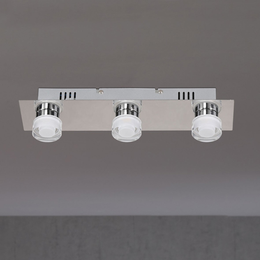Wofi 7848.03.54.0000 - Plafonnier LORIENT 3xLED/4W/230V