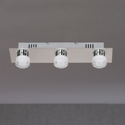Wofi 7848.03.54.0044 -Plafoniera LED da bagno LORIENT 3xLED/4W/230V IP23