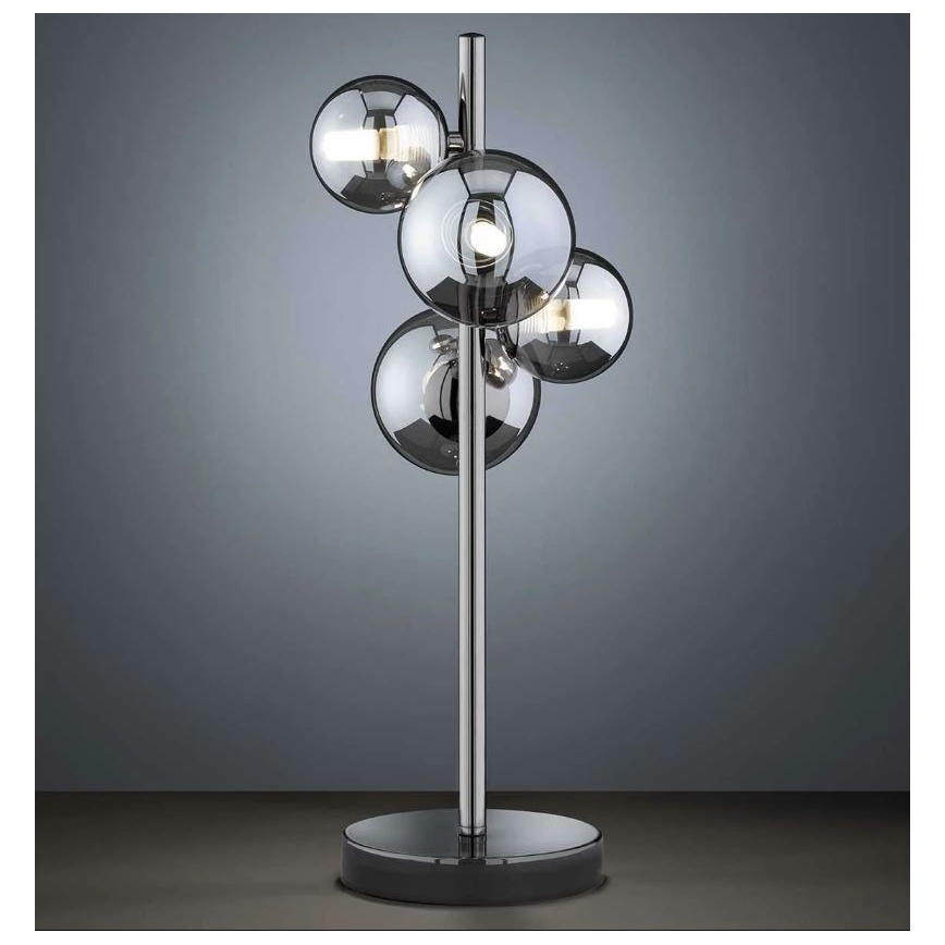 Wofi 8014.04.24.9000 - Lampada da tavolo LED VILLA 4xG9/3W/230V nero