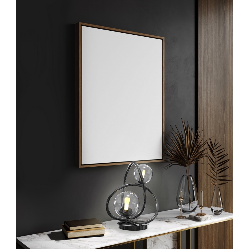 Wofi 8014-205 - Lampada da tavolo LED NANCY 2xG9/3,5W/230V nero/cromo lucido