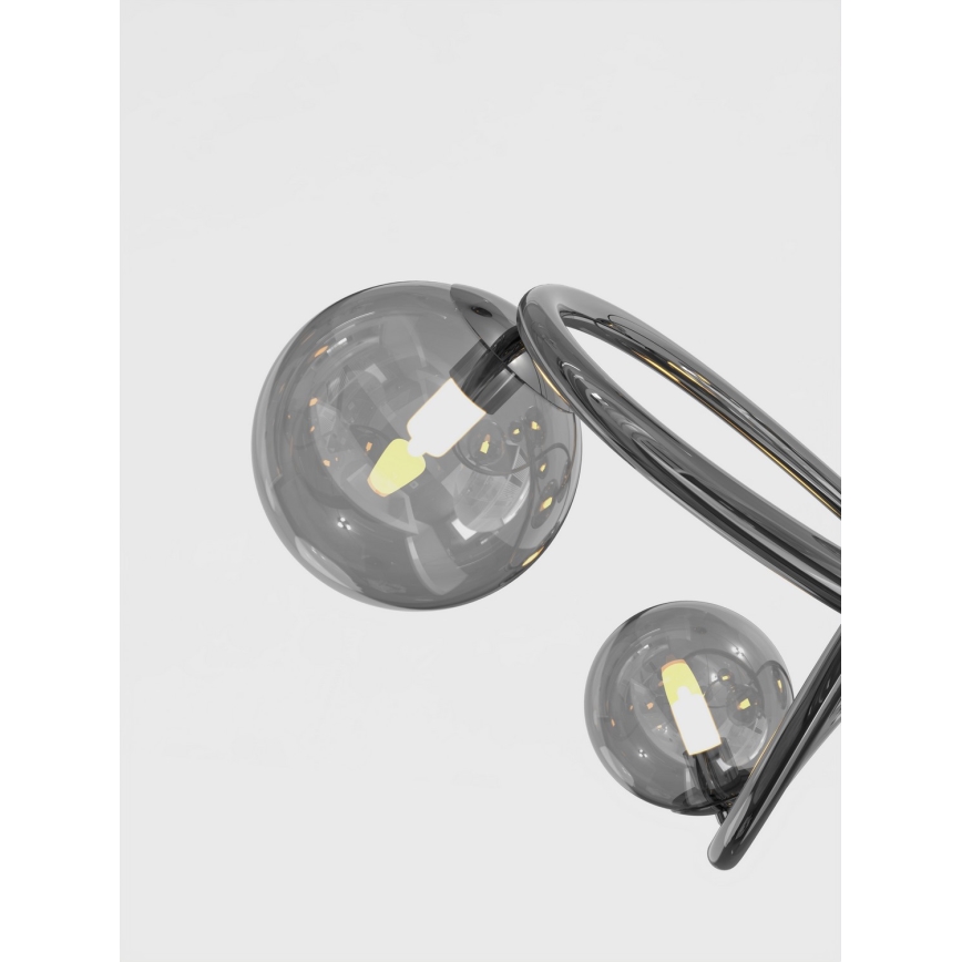 Wofi 8014-205 - Lampada da tavolo LED NANCY 2xG9/3,5W/230V nero/cromo lucido