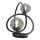 Wofi 8014-205 - Lampada da tavolo LED NANCY 2xG9/3,5W/230V nero/cromo lucido