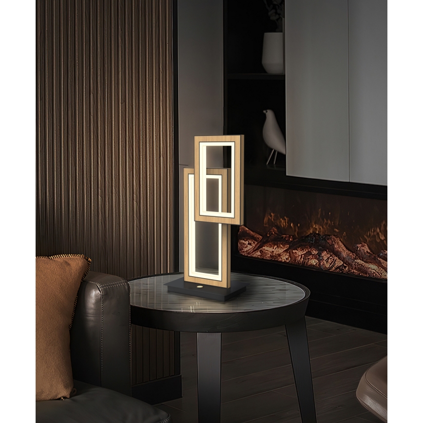 Wofi 8023-206 - Dimmbare LED-Tischlampe mit Touch-Funktion PESCARA LED/21W/230V