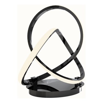 Wofi 8134-105 - Lampe de table tactile à intensité variable INDIGO LED/10,5W/230V noir/chrome brillant