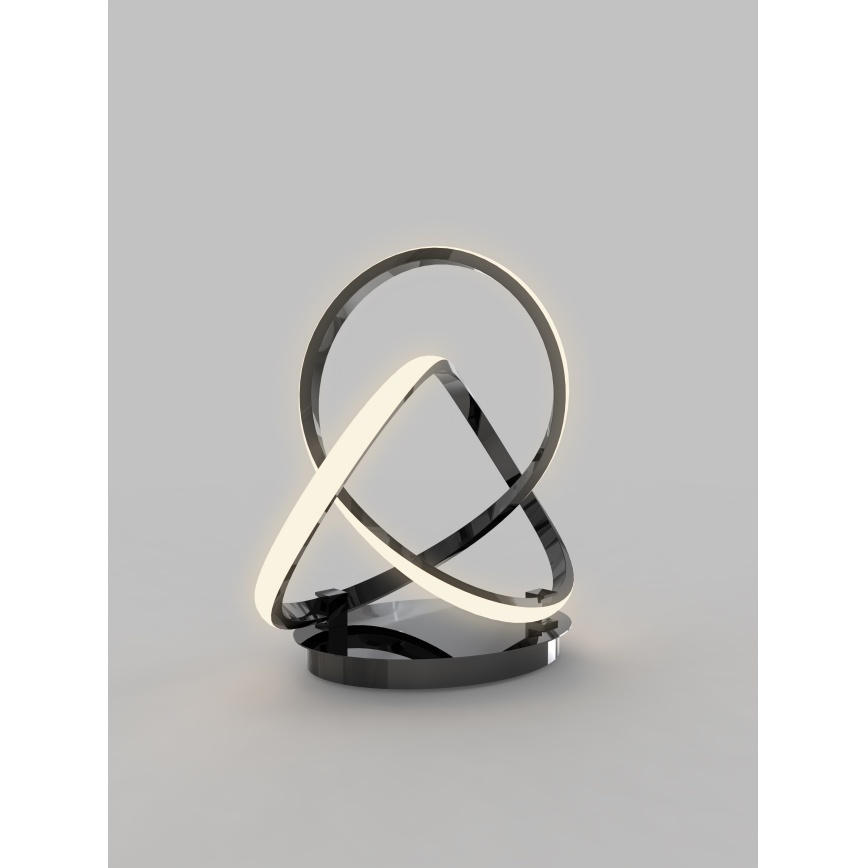 Wofi 8134-105 - LED Lampada da tavolo dimmerabile con funzione Touch INDIGO LED/10,5W/230V nero/cromo lucido