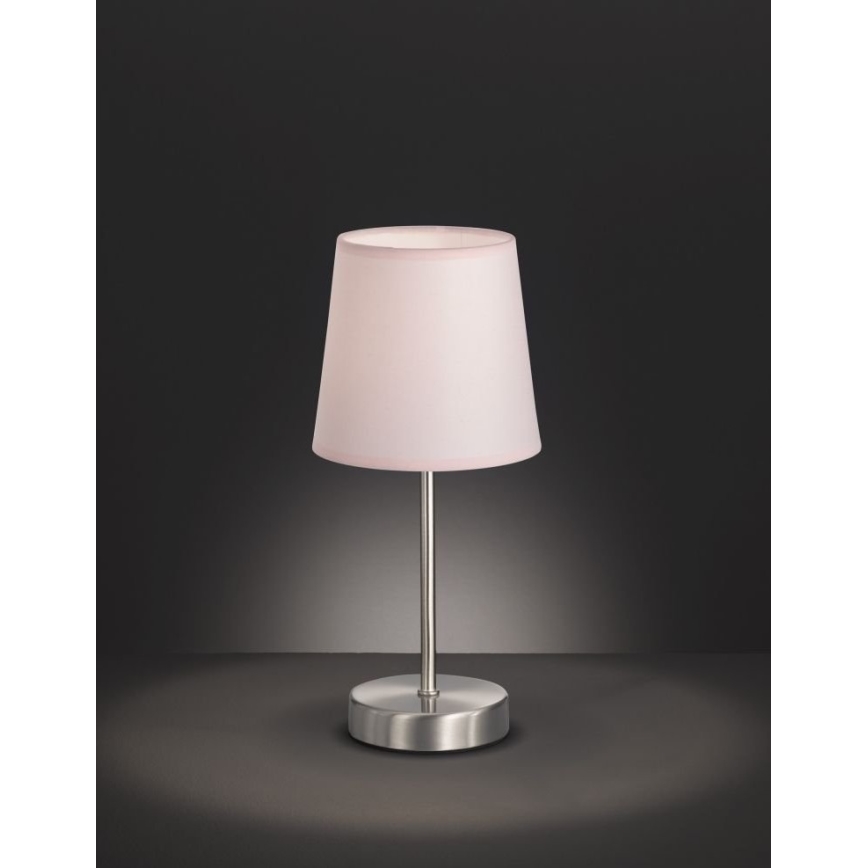 Wofi 8324.01.94.8000 - Tischlampe CESENA 1xE14/42W/230V rosa