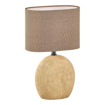 Wofi 845601236000 - Lampada da tavolo CARMEN 1xE14/40W/230V beige