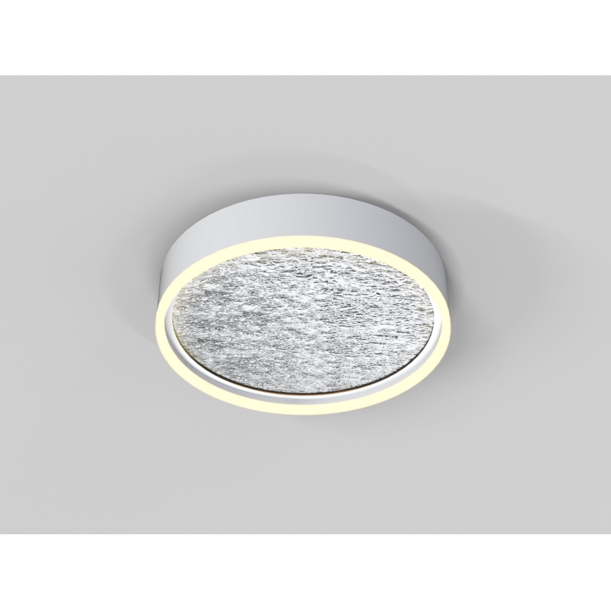 Wofi 9002-103M - Dimmbare LED-Deckenleuchte BORDEAUX LED/37W/230V silbern