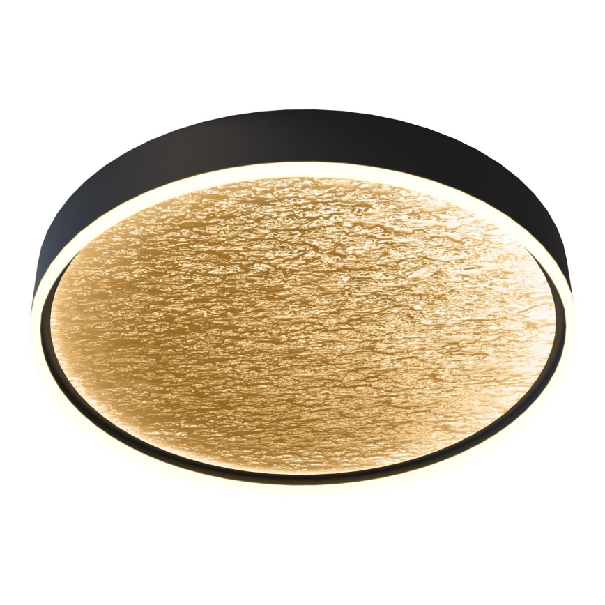 Wofi 9002-104L - Plafonnier à intensité variable LED BORDEAUX LED/60W/230V noir/doré